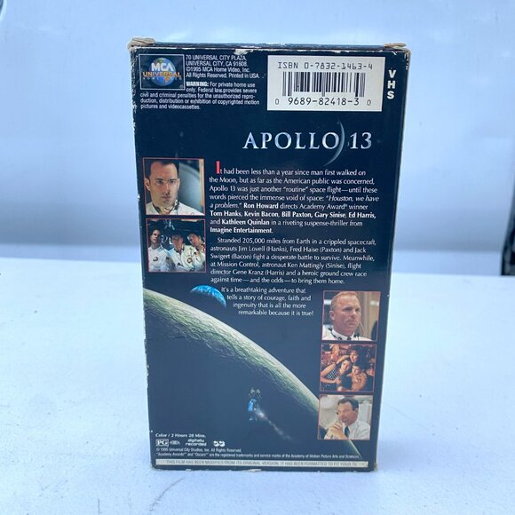 APOLLO 13 1995 Movie VHS Video Cassette - Picture 3 of 4